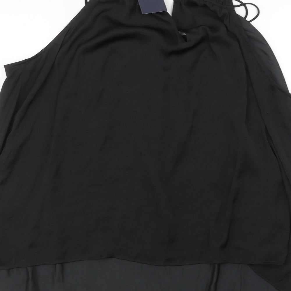 Marks and Spencer Womens Black   Basic Blouse Size 14