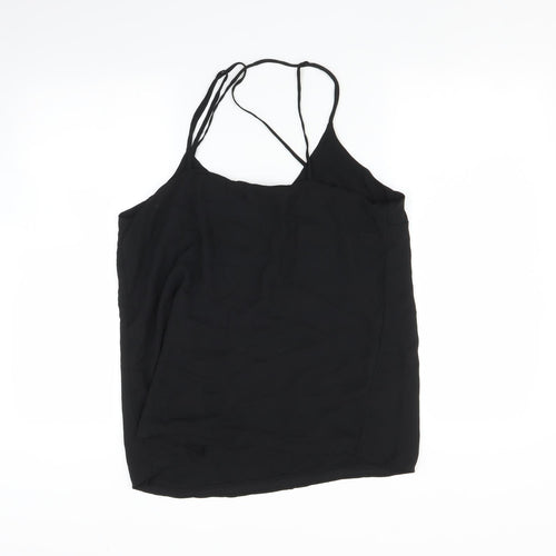 Peacocks Womens Black   Camisole T-Shirt Size 14