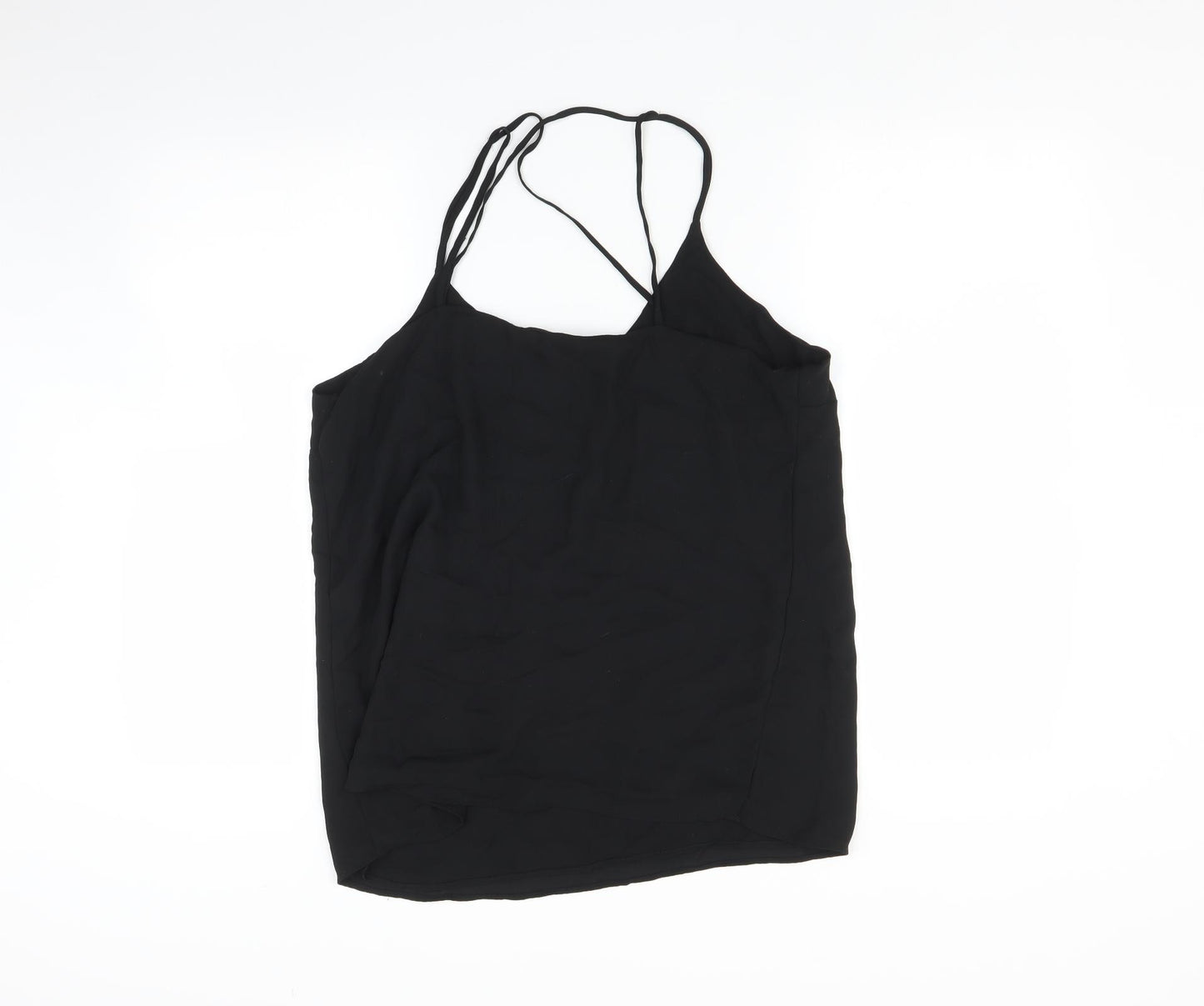 Peacocks Womens Black   Camisole T-Shirt Size 14
