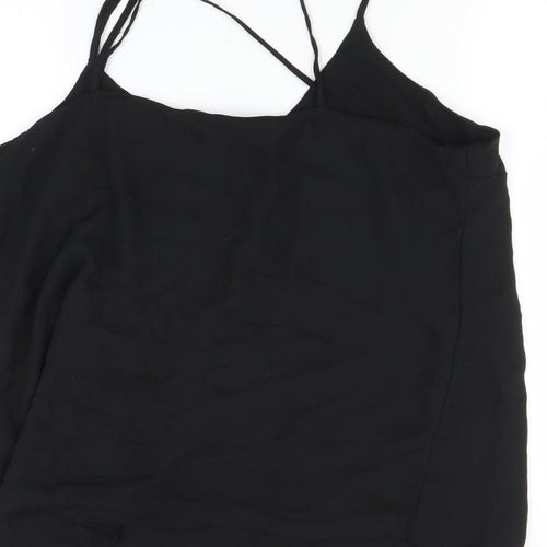 Peacocks Womens Black   Camisole T-Shirt Size 14