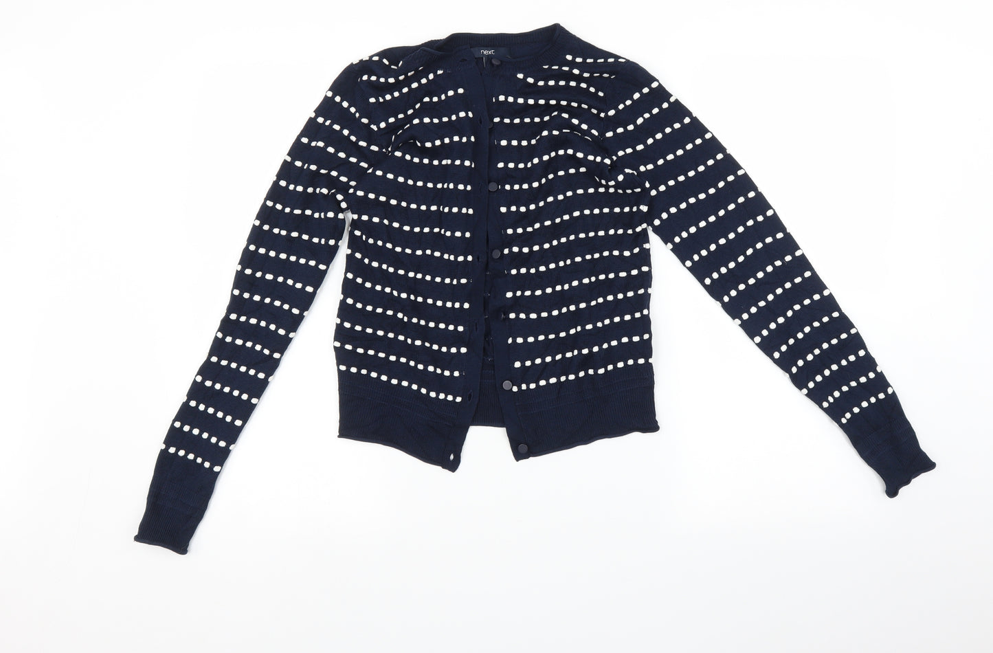 NEXT Womens Multicoloured Polka Dot  Cardigan Jumper Size 6