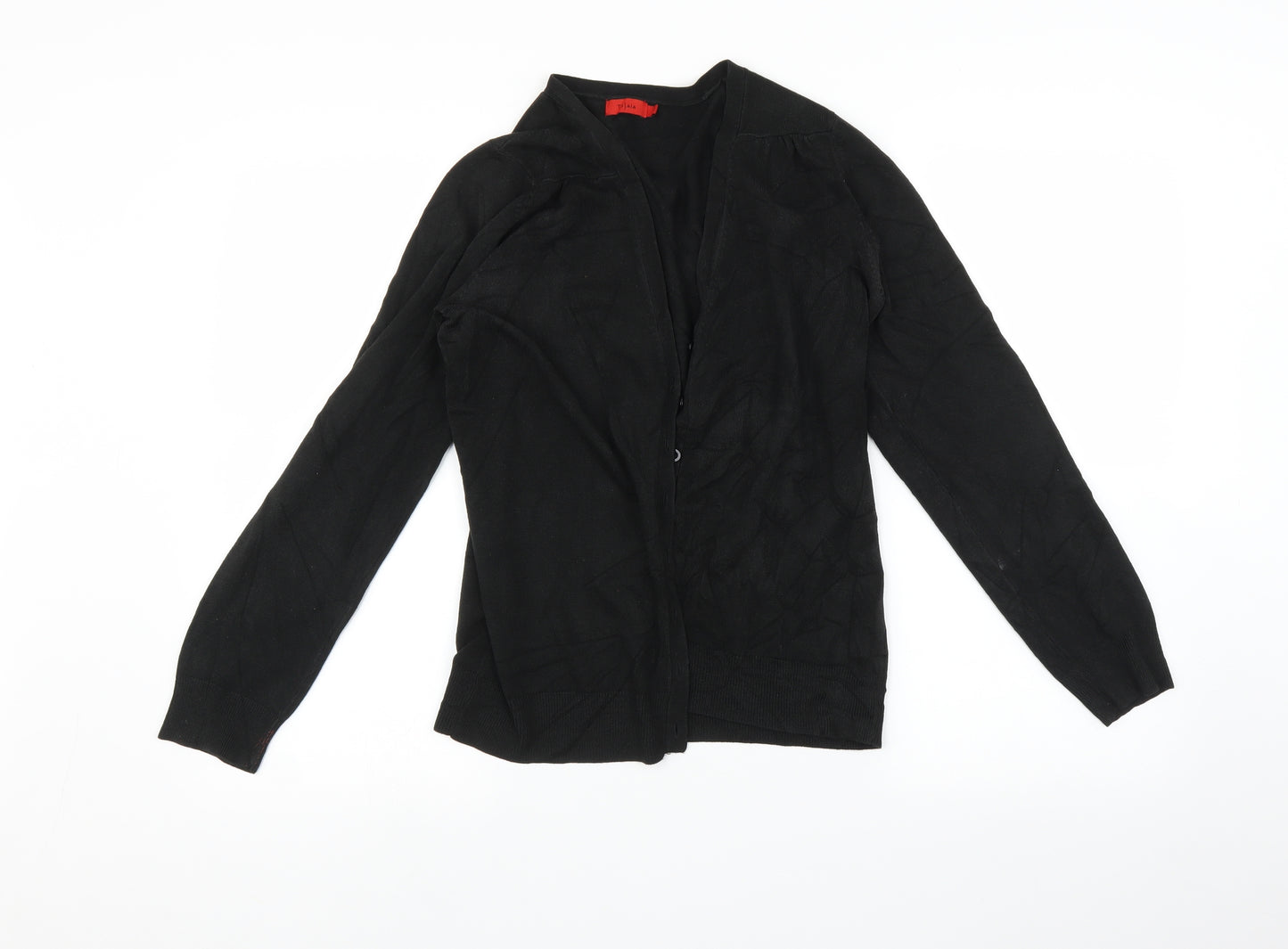 Tissani Womens Black   Cardigan Jumper Size M