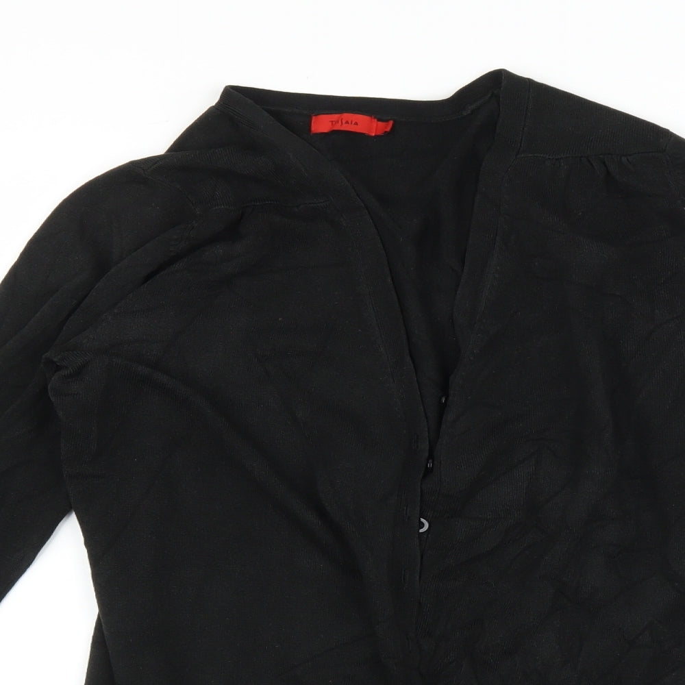 Tissani Womens Black   Cardigan Jumper Size M