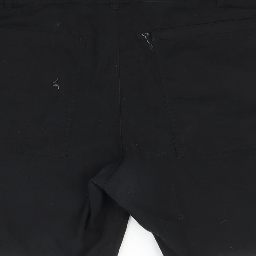 Preworn Womens Black   Chino Shorts Size 16