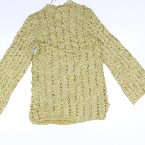 Marks and Spencer Womens Gold   A-Line  Size 12