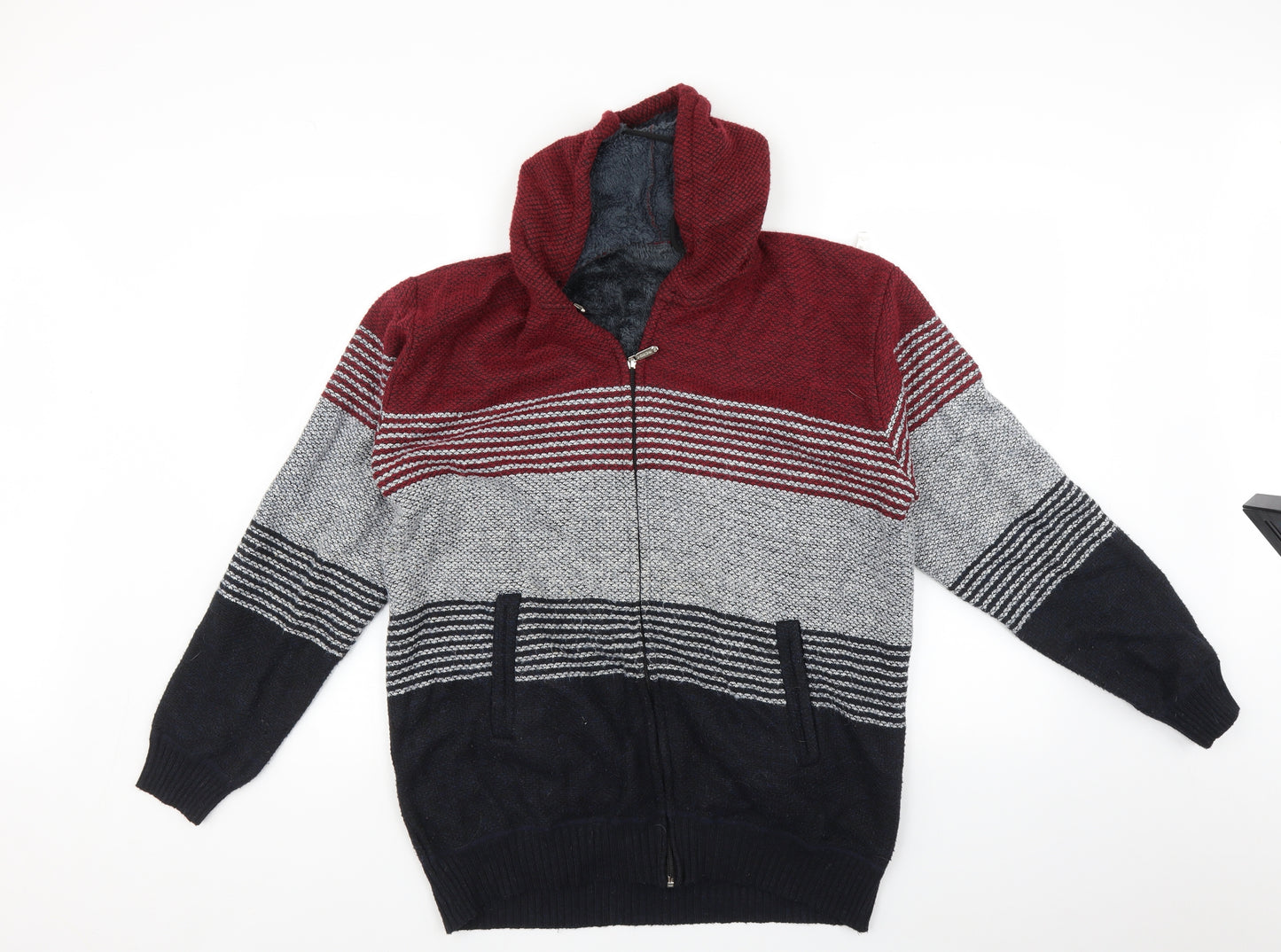 Preworn Mens Multicoloured Striped  Jacket  Size XL