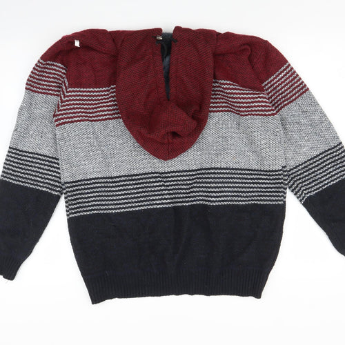 Preworn Mens Multicoloured Striped  Jacket  Size XL