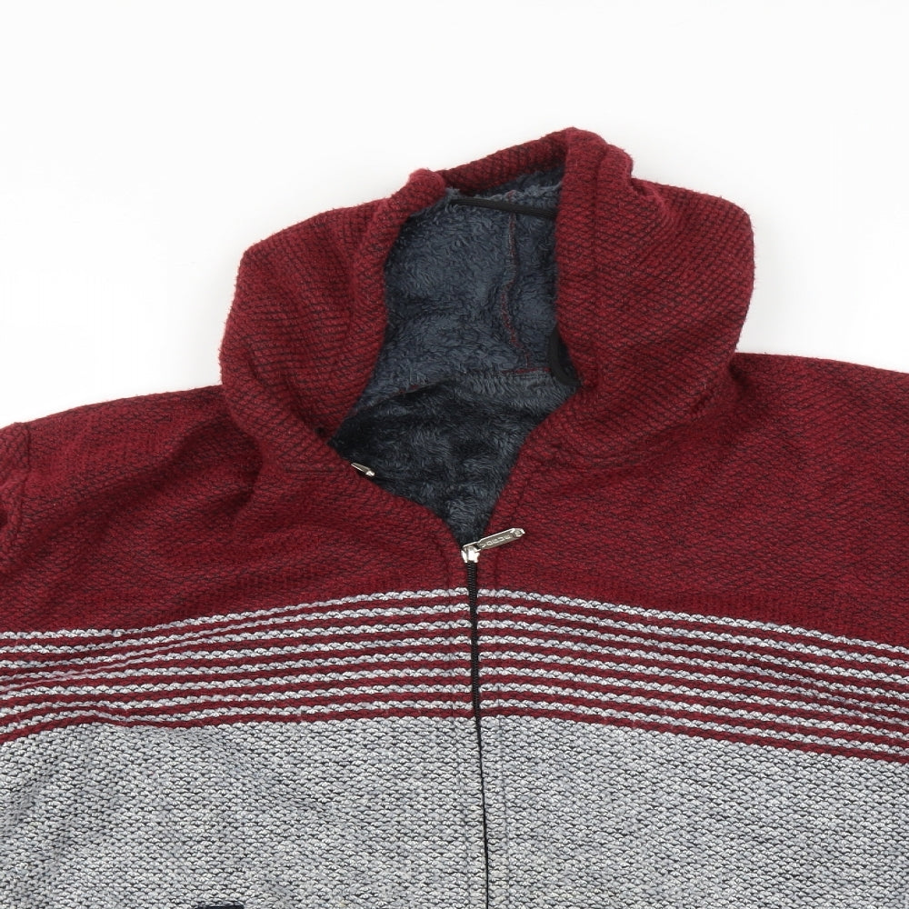 Preworn Mens Multicoloured Striped  Jacket  Size XL