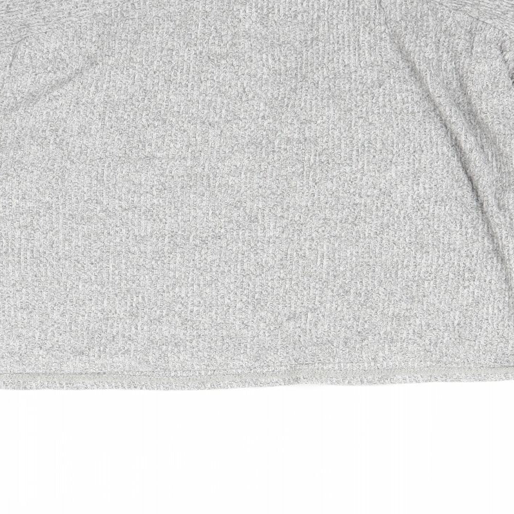 Topshop Womens Grey   Basic T-Shirt Size S  - Cropped