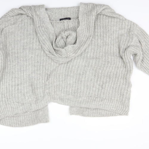 Marks and Spencer Womens Grey   Cardigan Jumper Size L