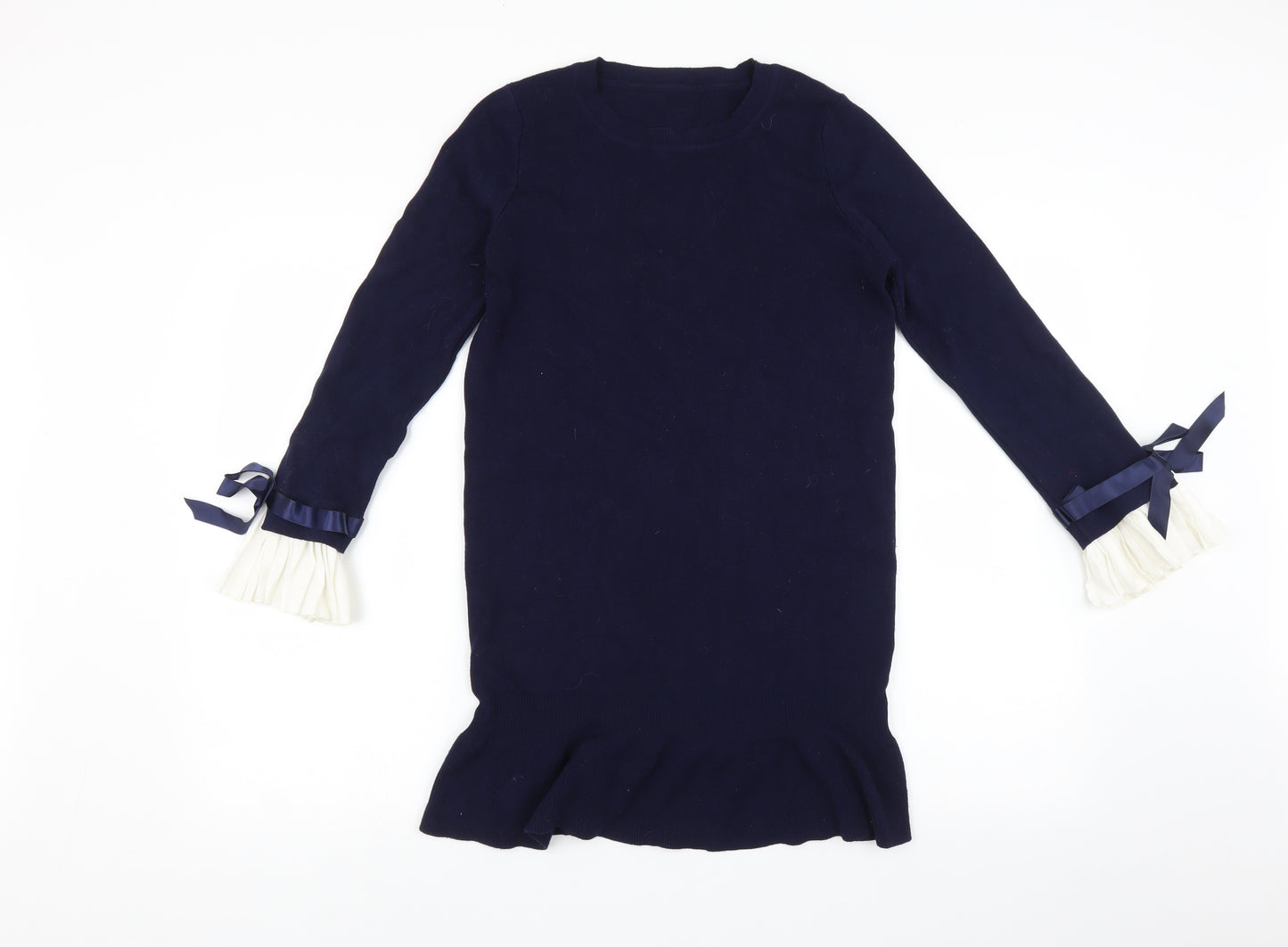 Preworn Womens Blue  Rayon A-Line  Size M
