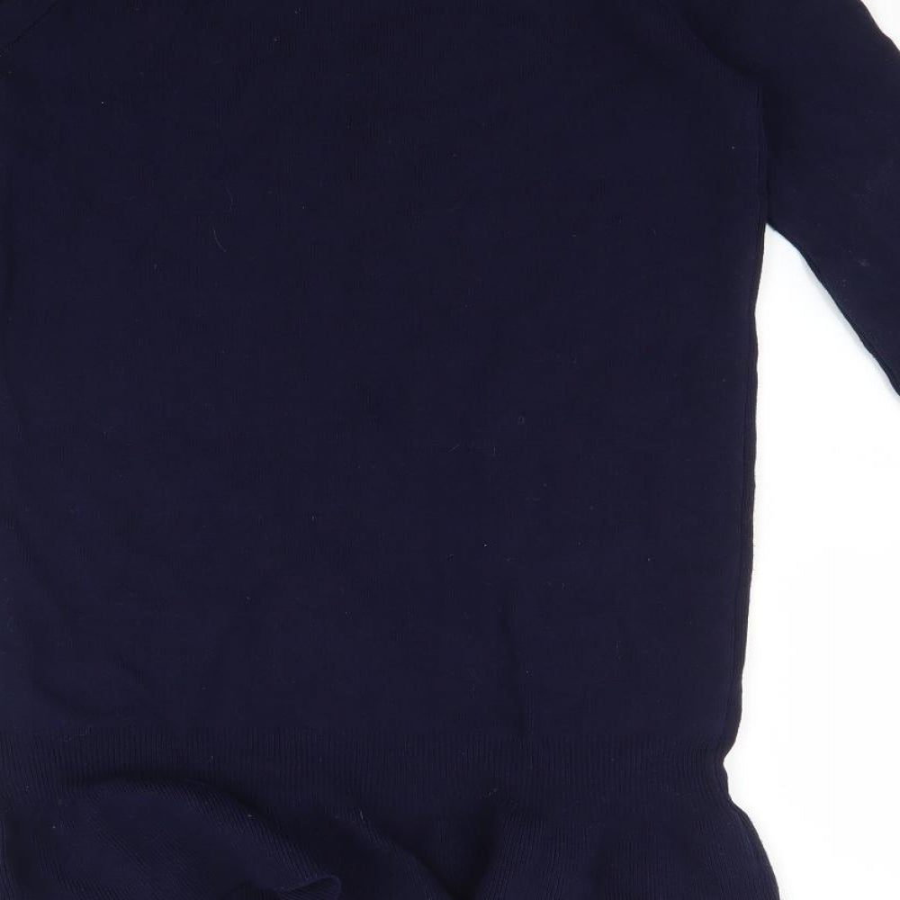 Preworn Womens Blue  Rayon A-Line  Size M