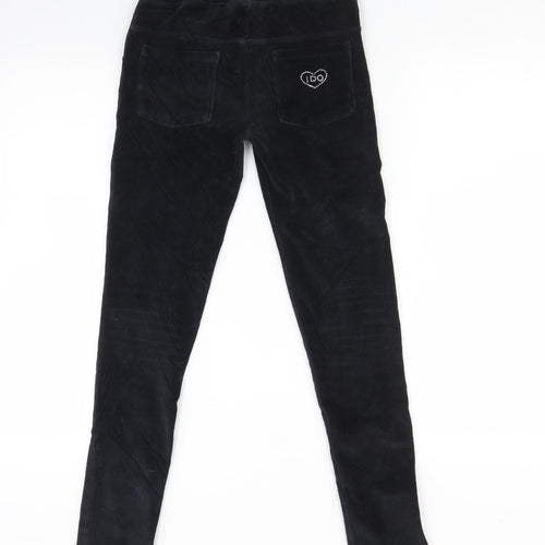 Ido Girls Black   Jogger Trousers Size 16 Years