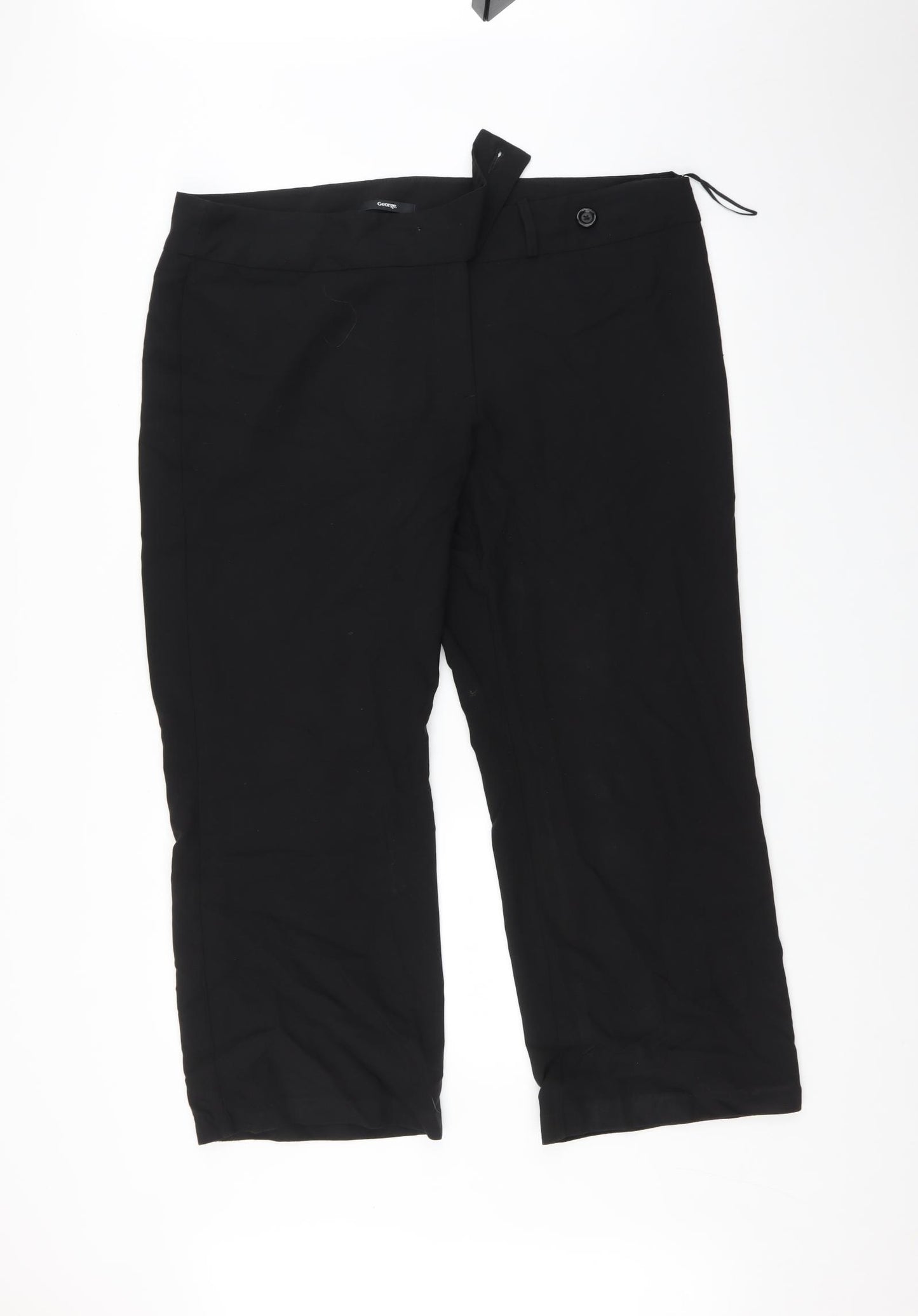 George Womens Black   Trousers  Size 20 L26 in