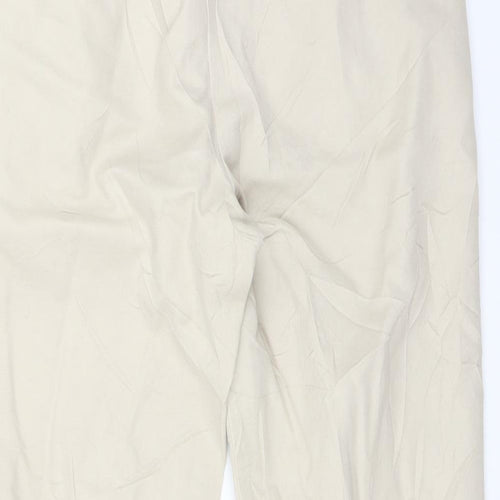 Marks and Spencer Womens Beige   Trousers  Size 12 L22 in