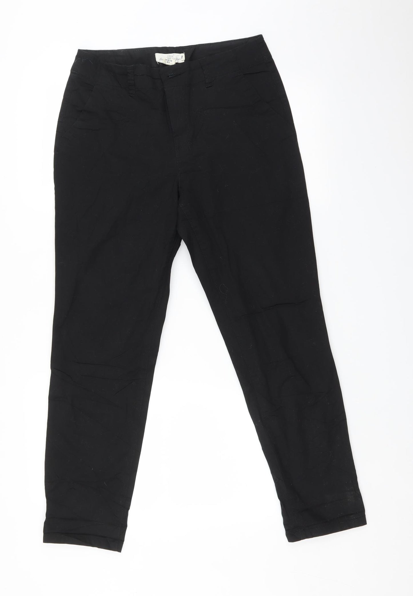 H&M Womens Black   Tapered Jeans Size 8 L28 in