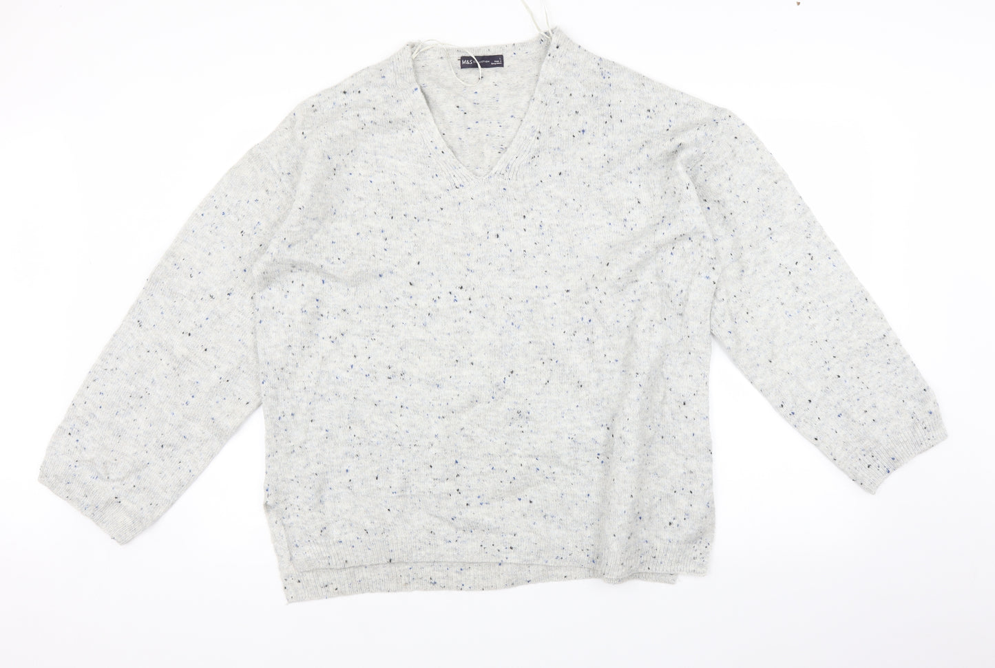 Marks and Spencer Mens Grey   Pullover Jumper Size L