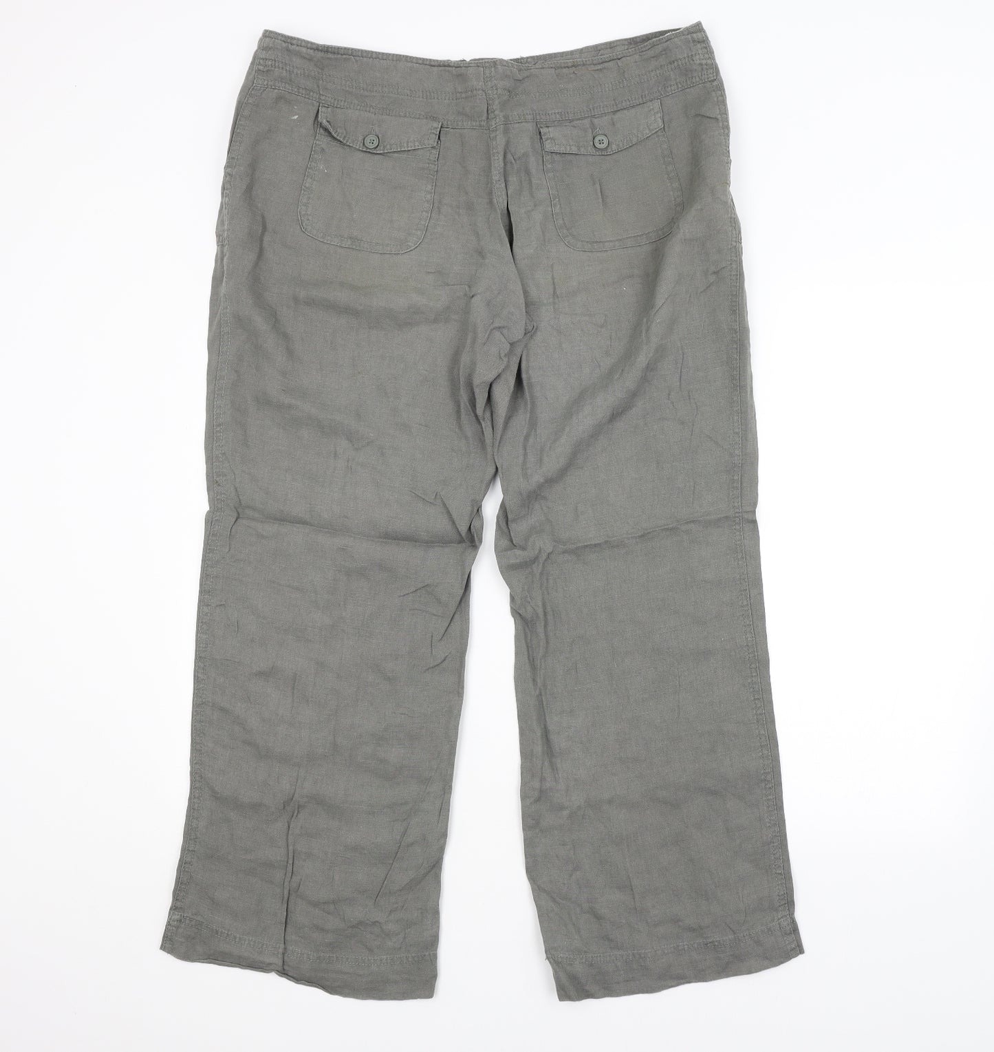 Atmosphere Womens Grey   Trousers  Size 14 L29 in