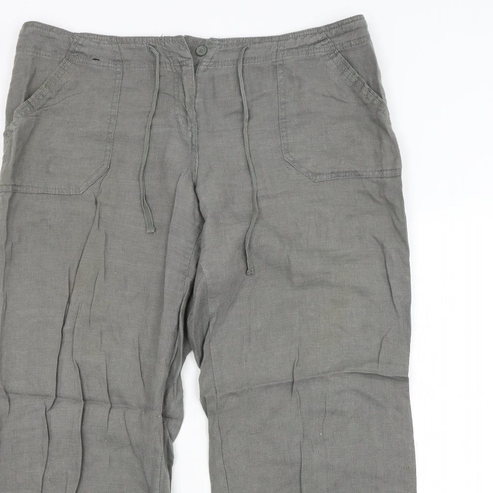 Atmosphere Womens Grey   Trousers  Size 14 L29 in
