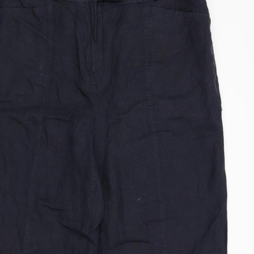 Per Una Womens Blue   Trousers  Size 18 L30 in