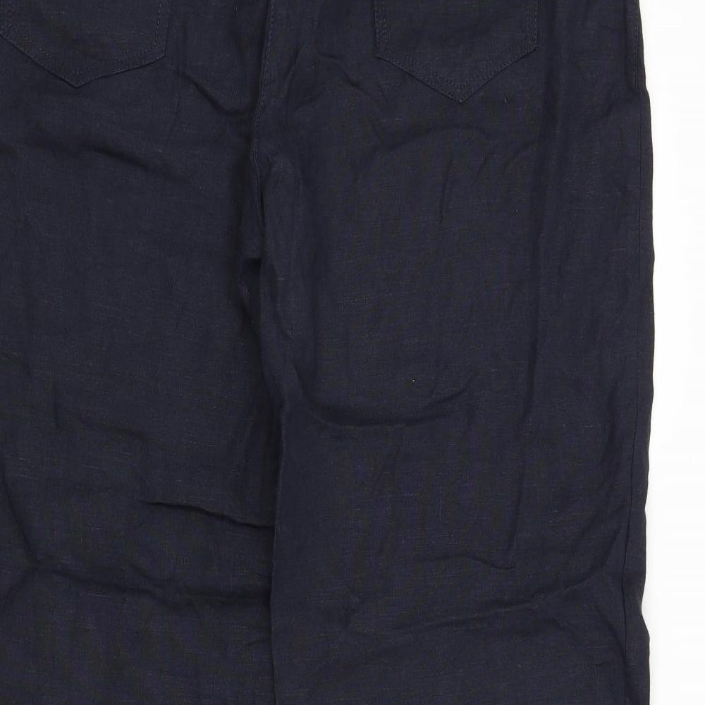Per Una Womens Blue   Trousers  Size 18 L30 in
