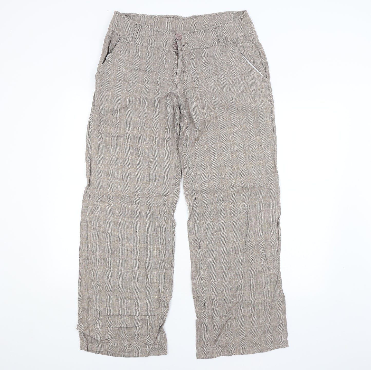Miss Selfridge Womens Beige   Trousers  Size 12 L29 in