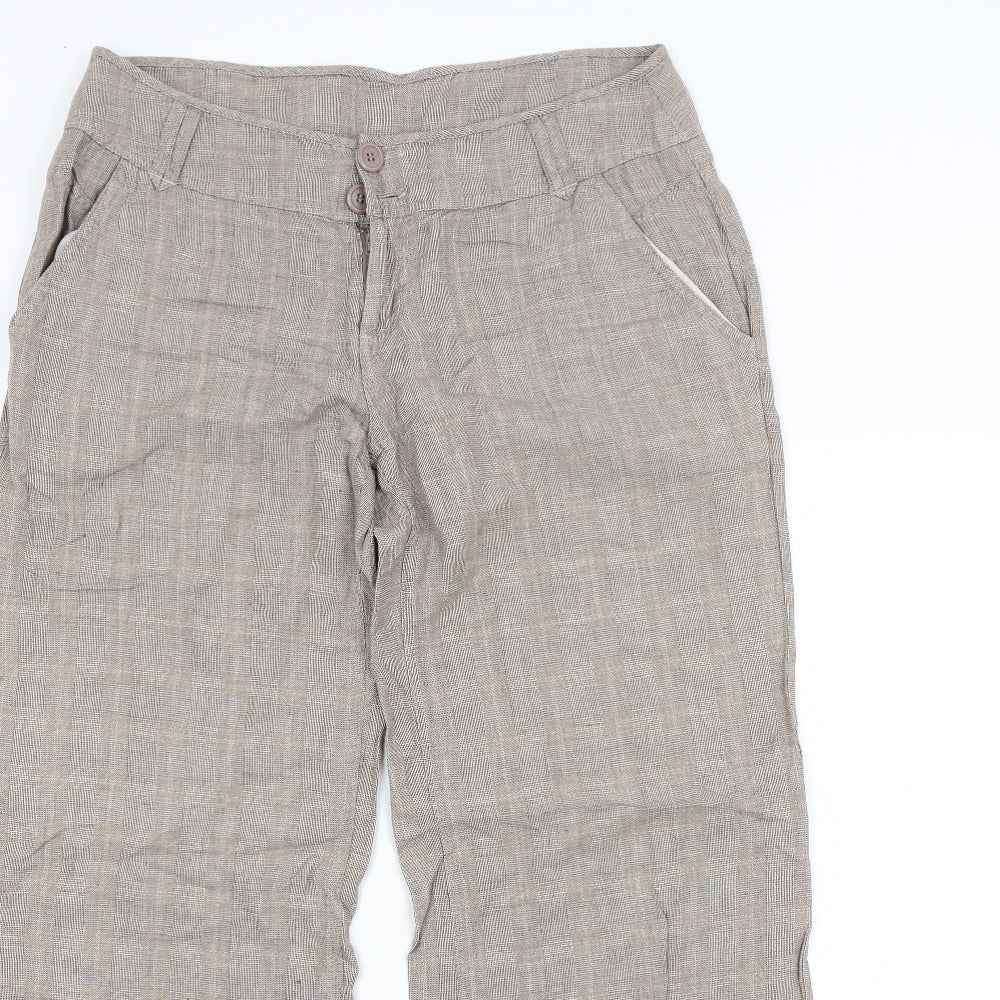 Miss Selfridge Womens Beige   Trousers  Size 12 L29 in