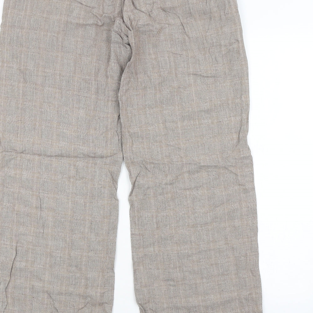 Miss Selfridge Womens Beige   Trousers  Size 12 L29 in