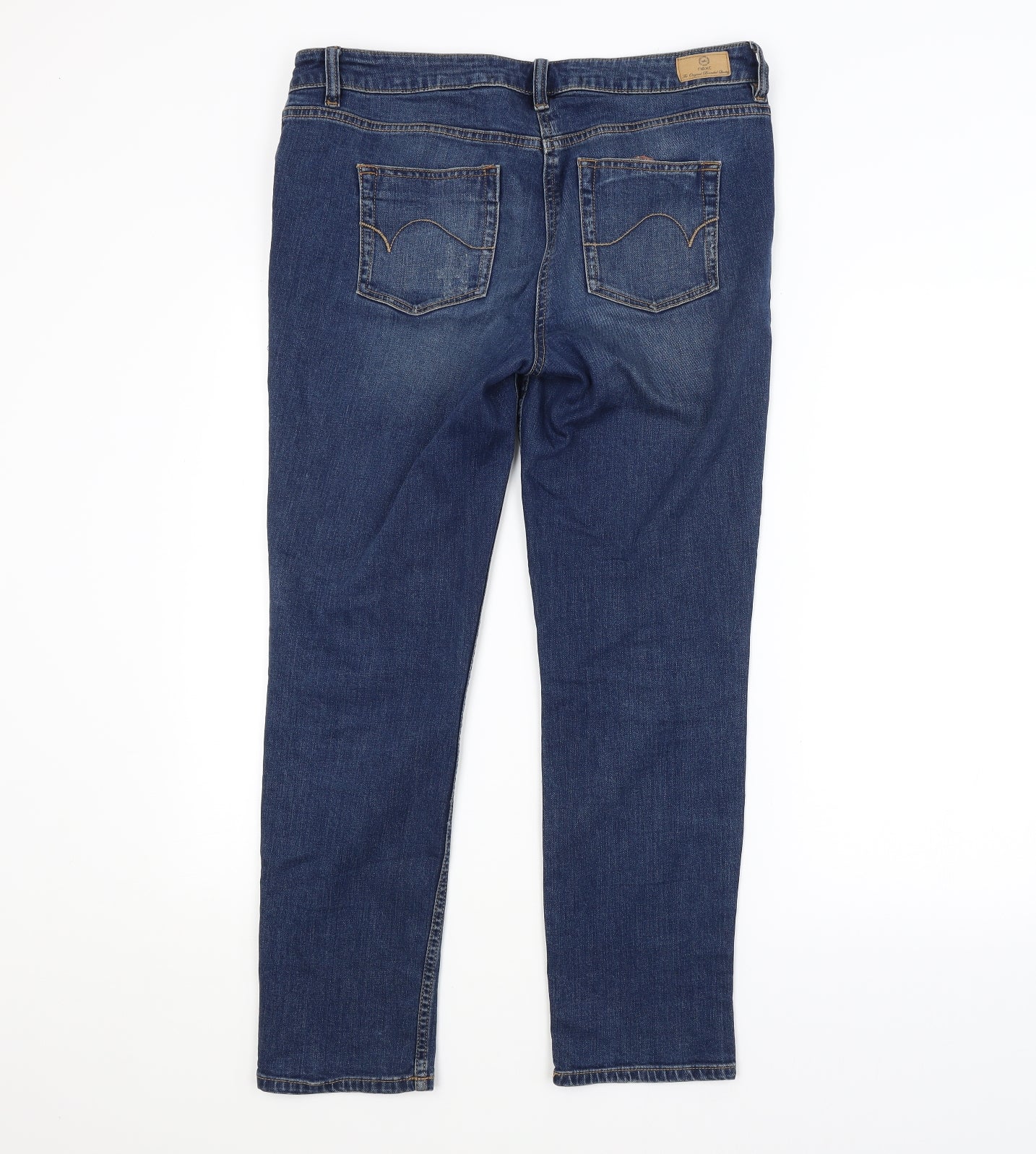 Cigarette Womens Blue   Straight Jeans Size 12 L27 in