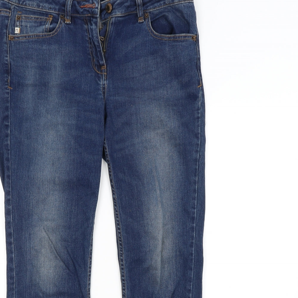 Cigarette Womens Blue   Straight Jeans Size 12 L27 in