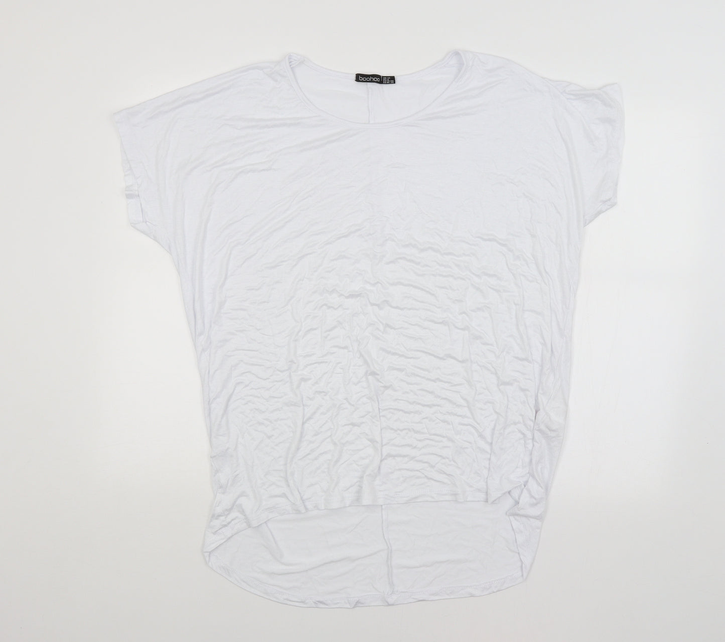 Boohoo Womens White   Basic Blouse Size 12