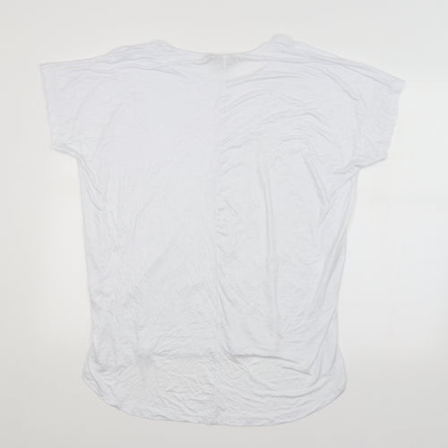 Boohoo Womens White   Basic Blouse Size 12