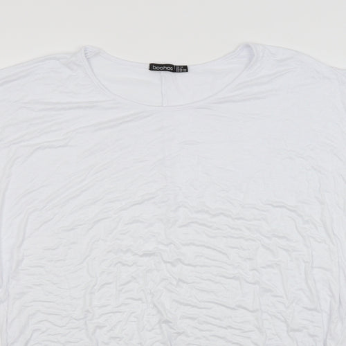 Boohoo Womens White   Basic Blouse Size 12