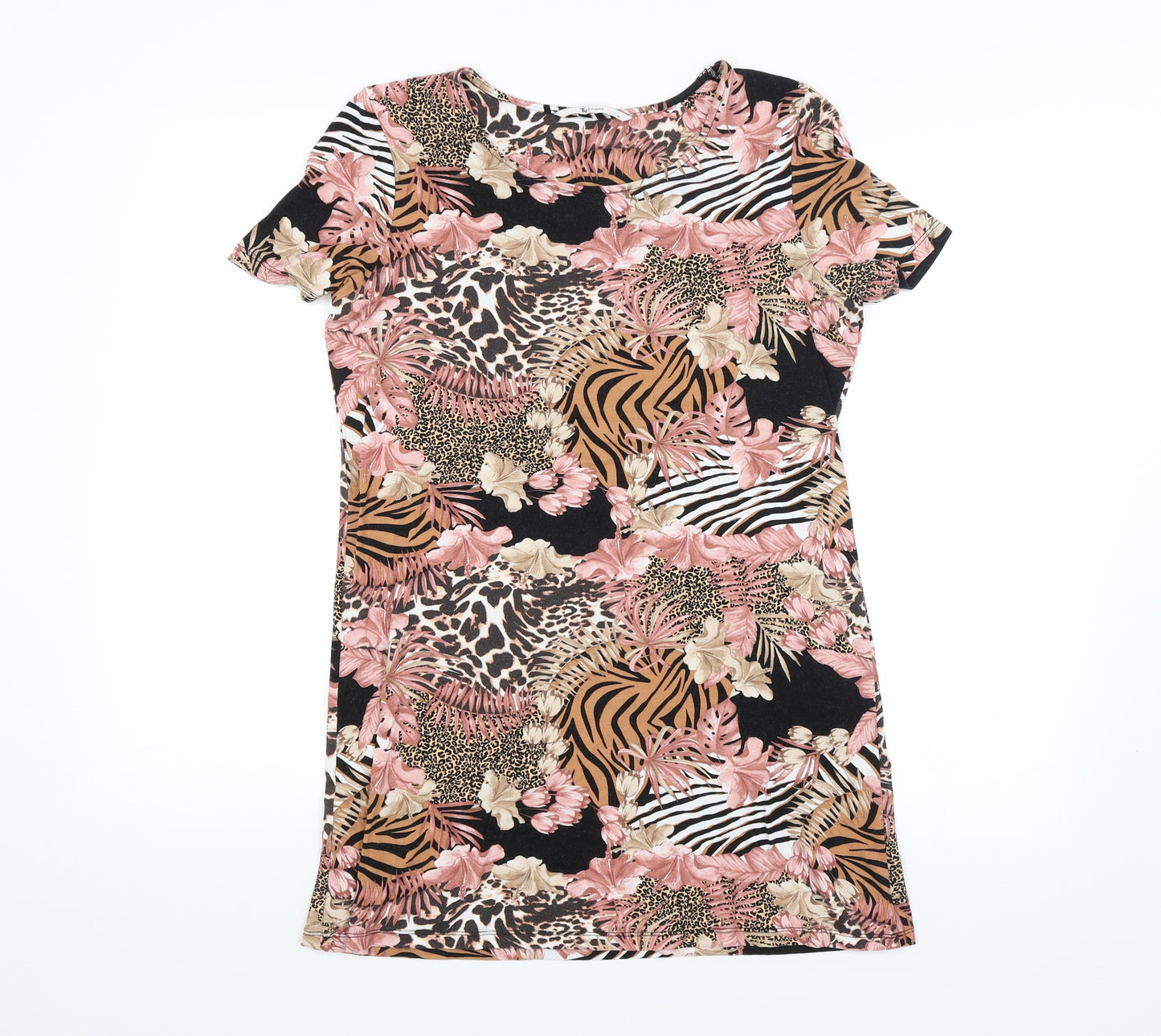 TU Womens Multicoloured Animal Print  Basic Blouse Size 10