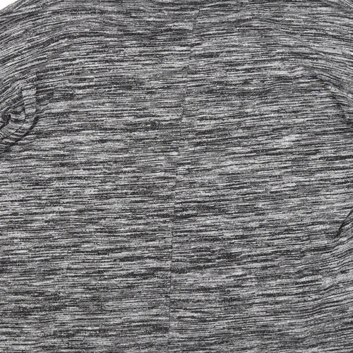 TU Womens Grey Striped  Pullover Sweatshirt Size 12