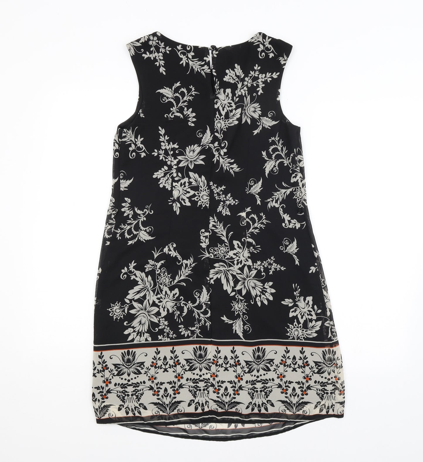 Atmosphere Womens Black Floral  A-Line  Size 8