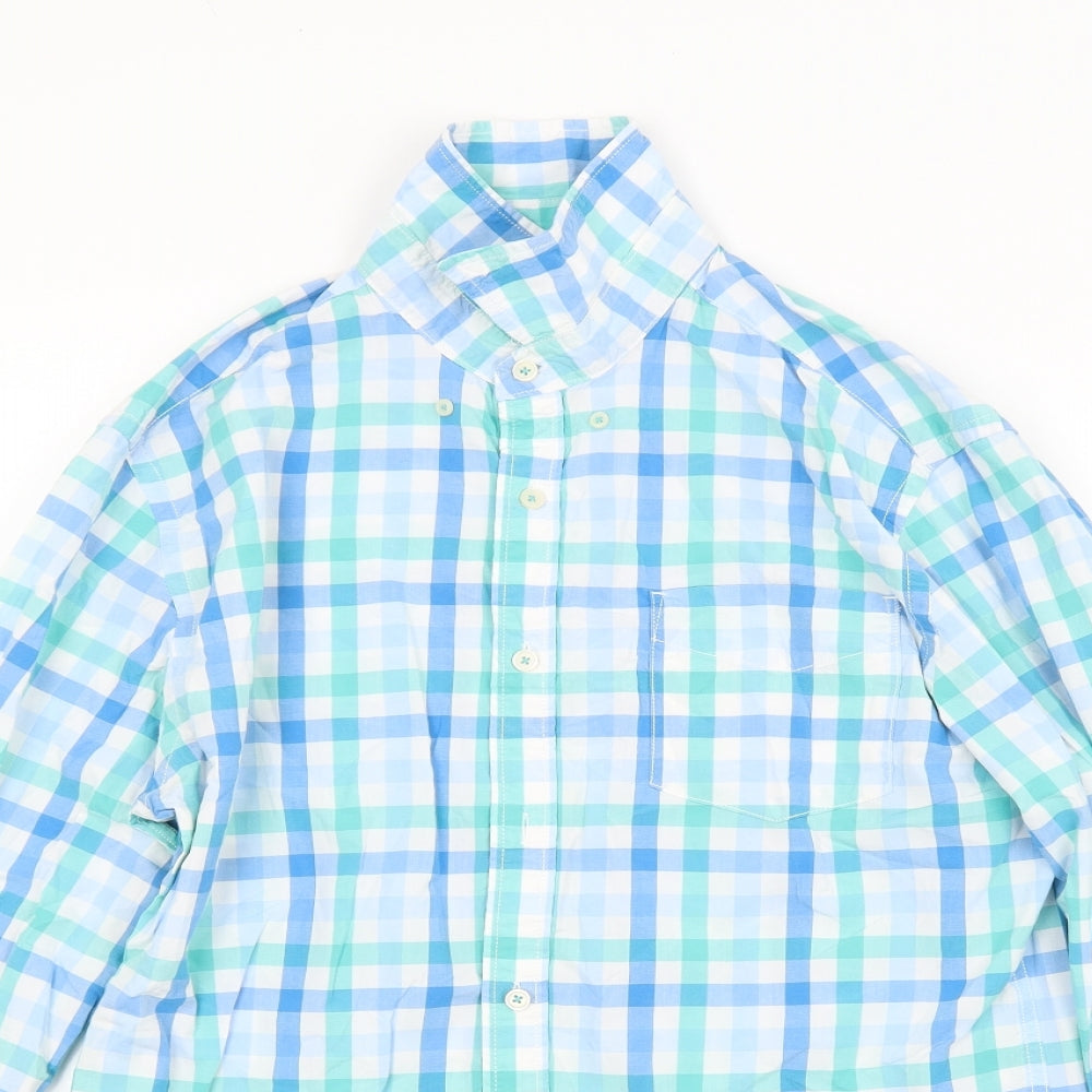 Boden Mens Multicoloured Check   Button-Up Size M