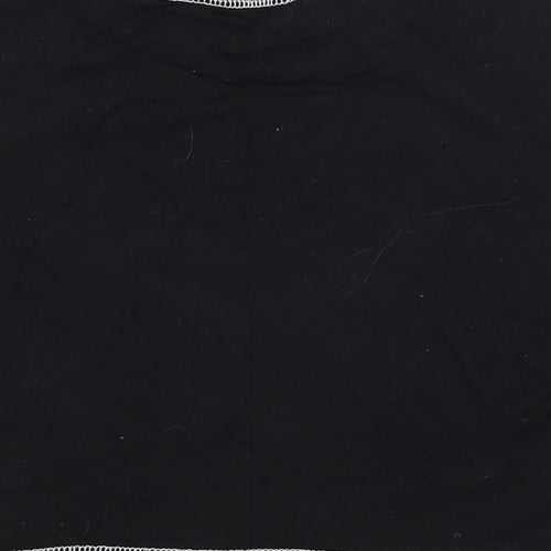 SheIn Womens Black   Basic T-Shirt Size S  - SKELETON