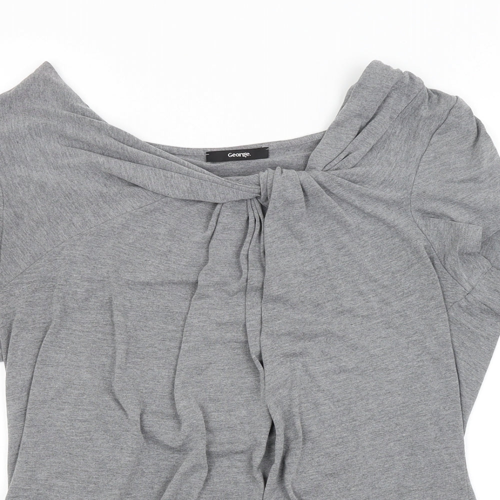 George Womens Grey   Basic Blouse Size 20