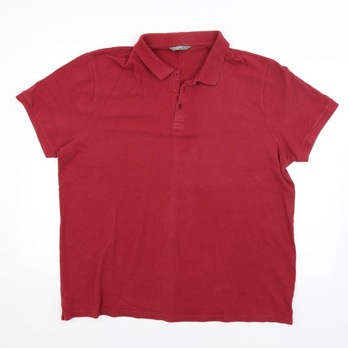 Nutmeg Mens Red    Polo Size XL