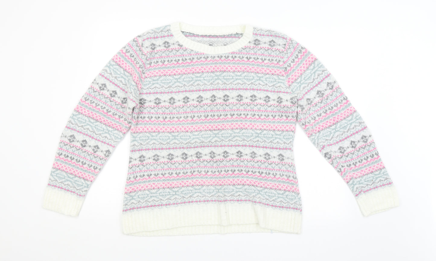 Preworn Womens Multicoloured Argyle/Diamond  Pullover Jumper