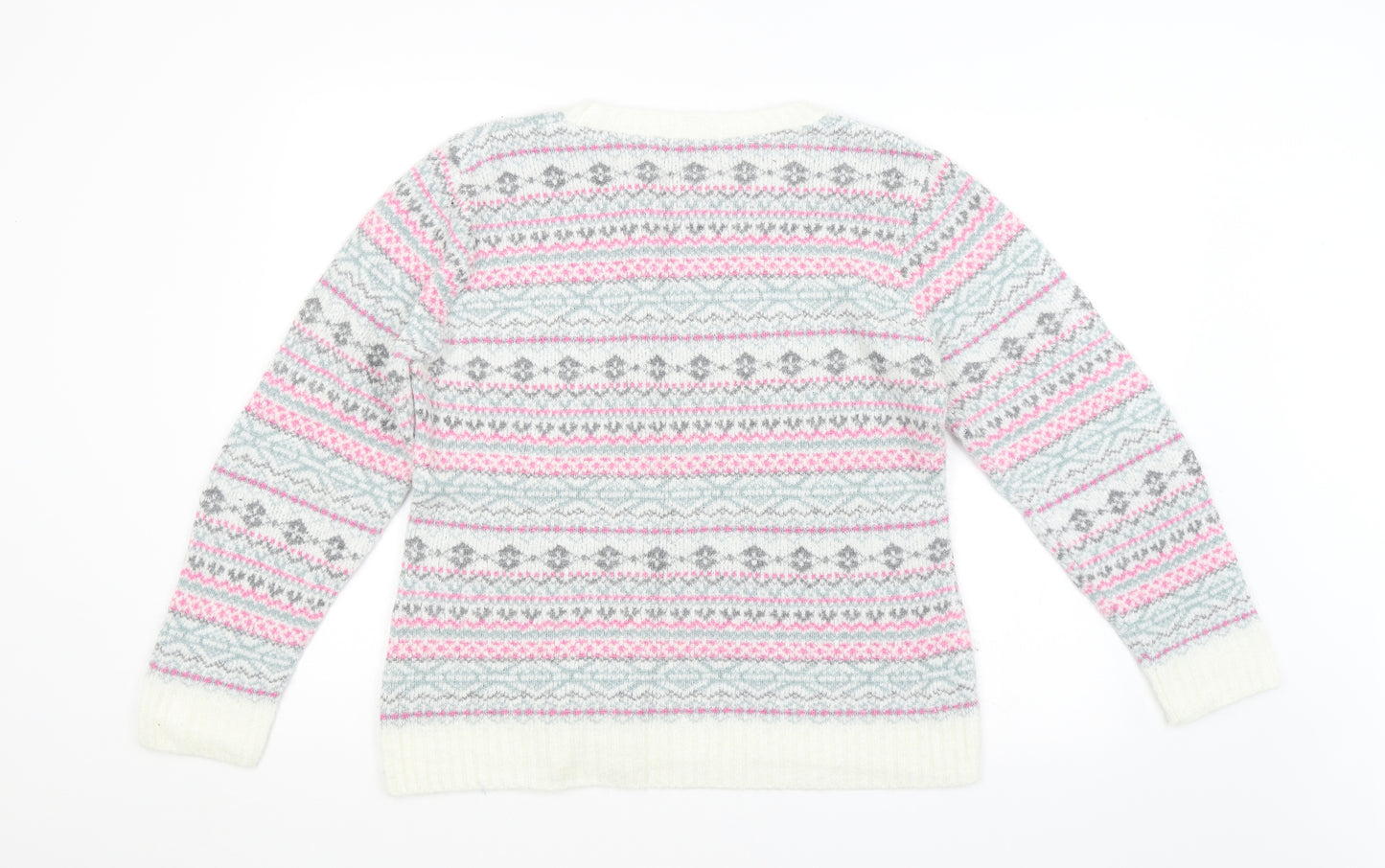 Preworn Womens Multicoloured Argyle/Diamond  Pullover Jumper