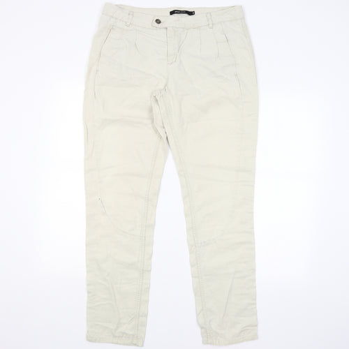 YAYA Womens Beige   Trousers  Size 12 L30 in