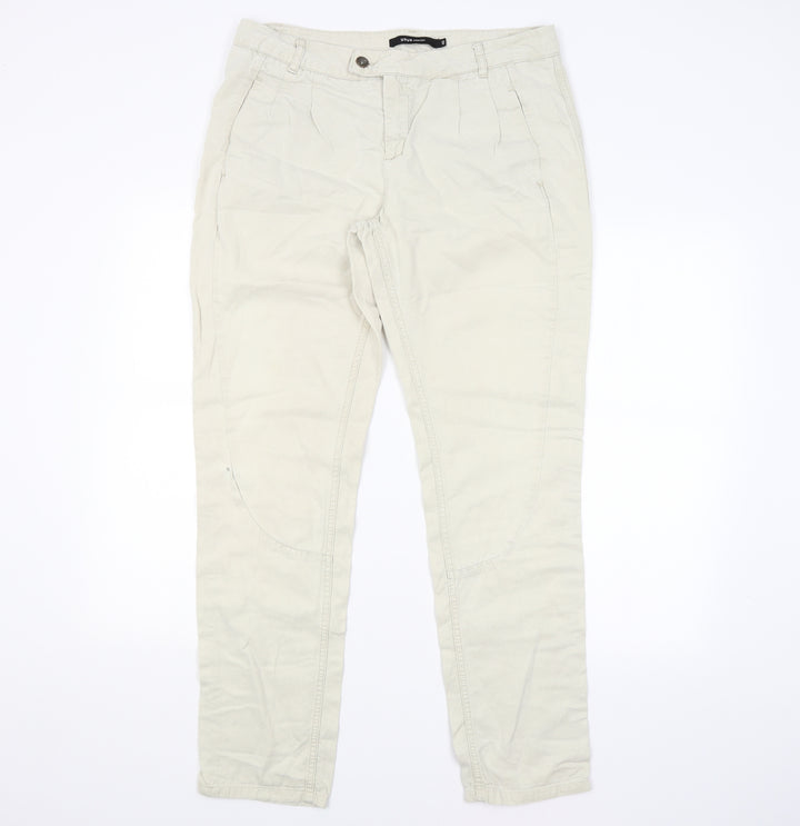YAYA Womens Beige   Trousers  Size 12 L30 in