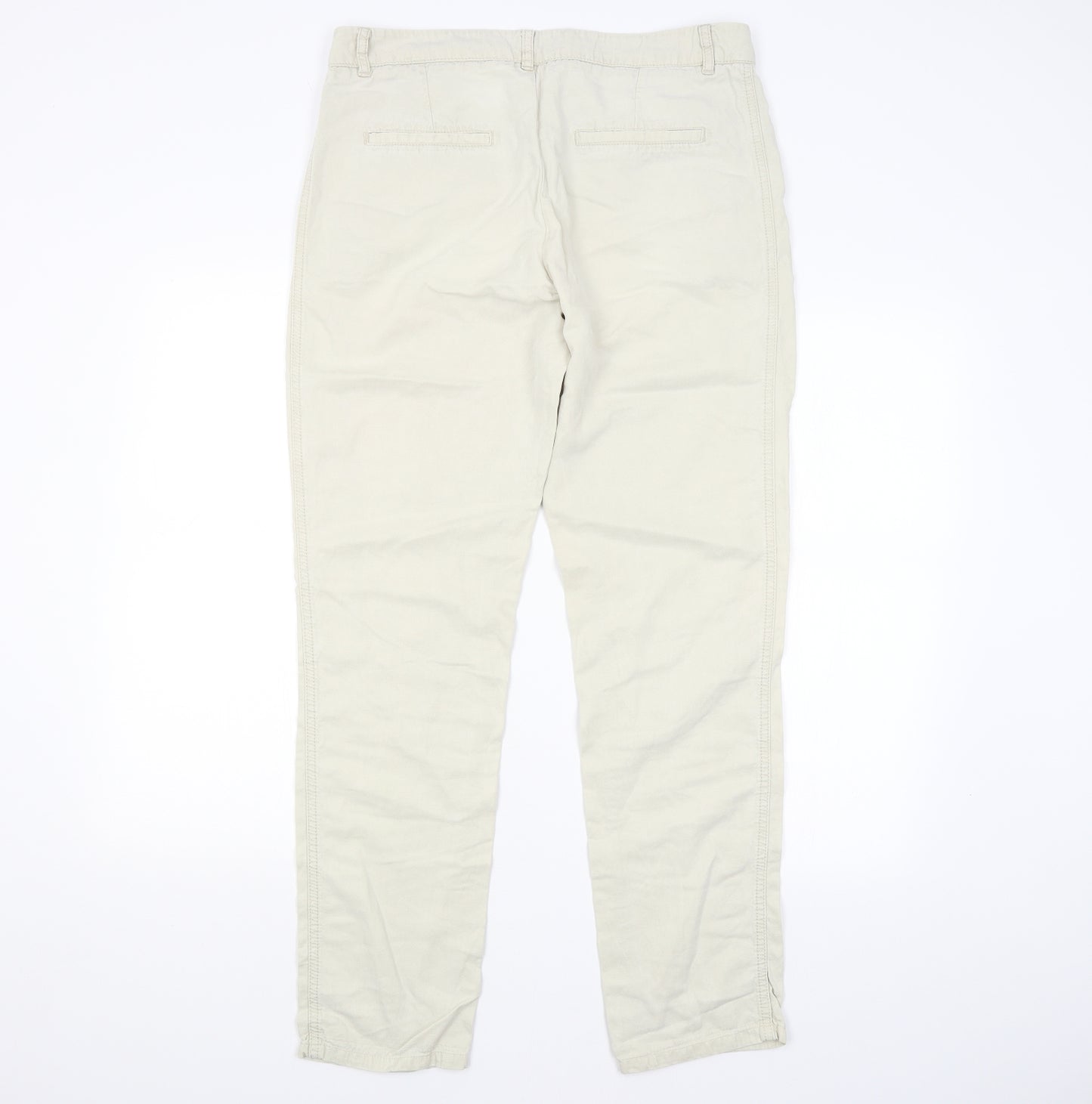 YAYA Womens Beige   Trousers  Size 12 L30 in