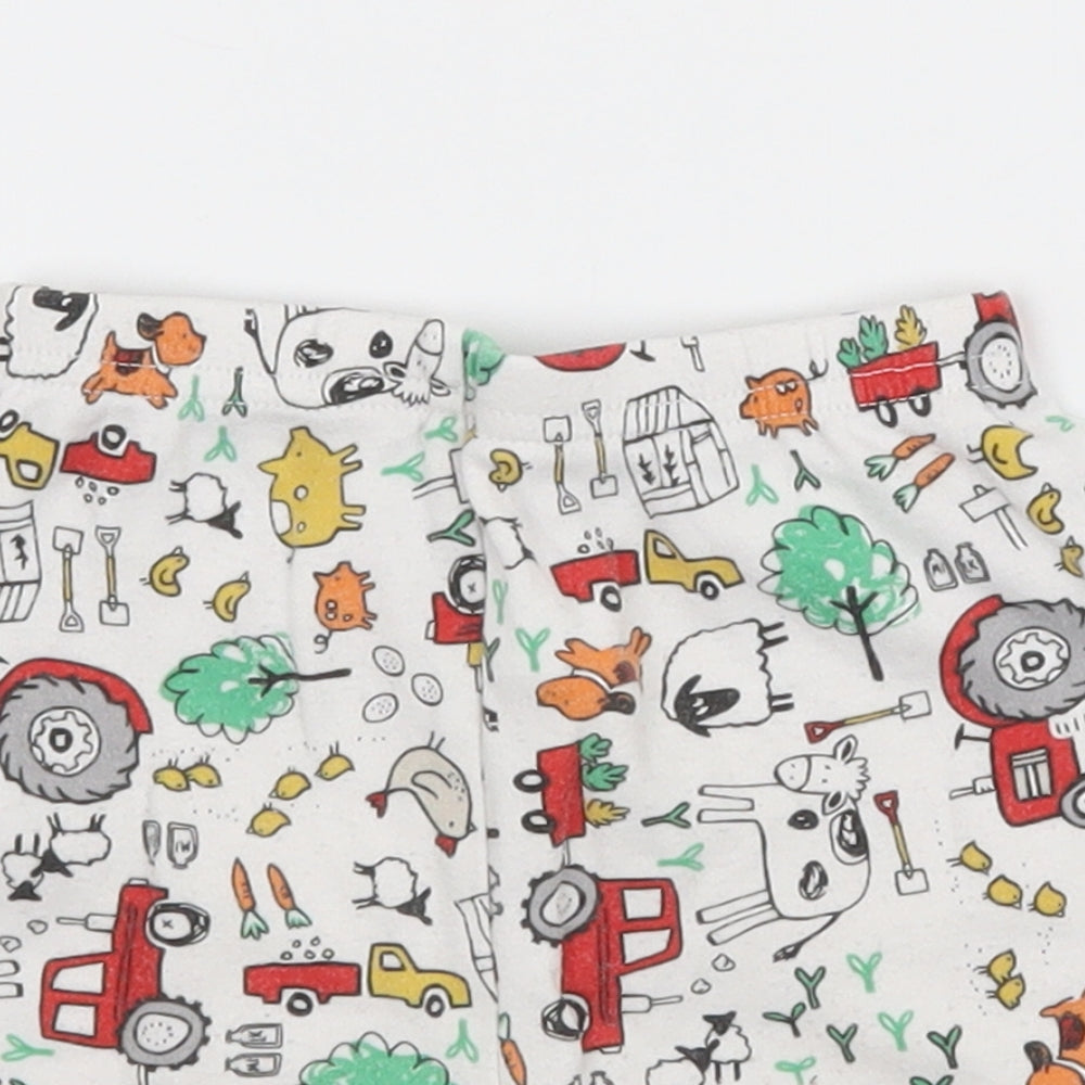 George Baby Multicoloured   Jogger Leggings Size 9-12 Months  - Farm Animals