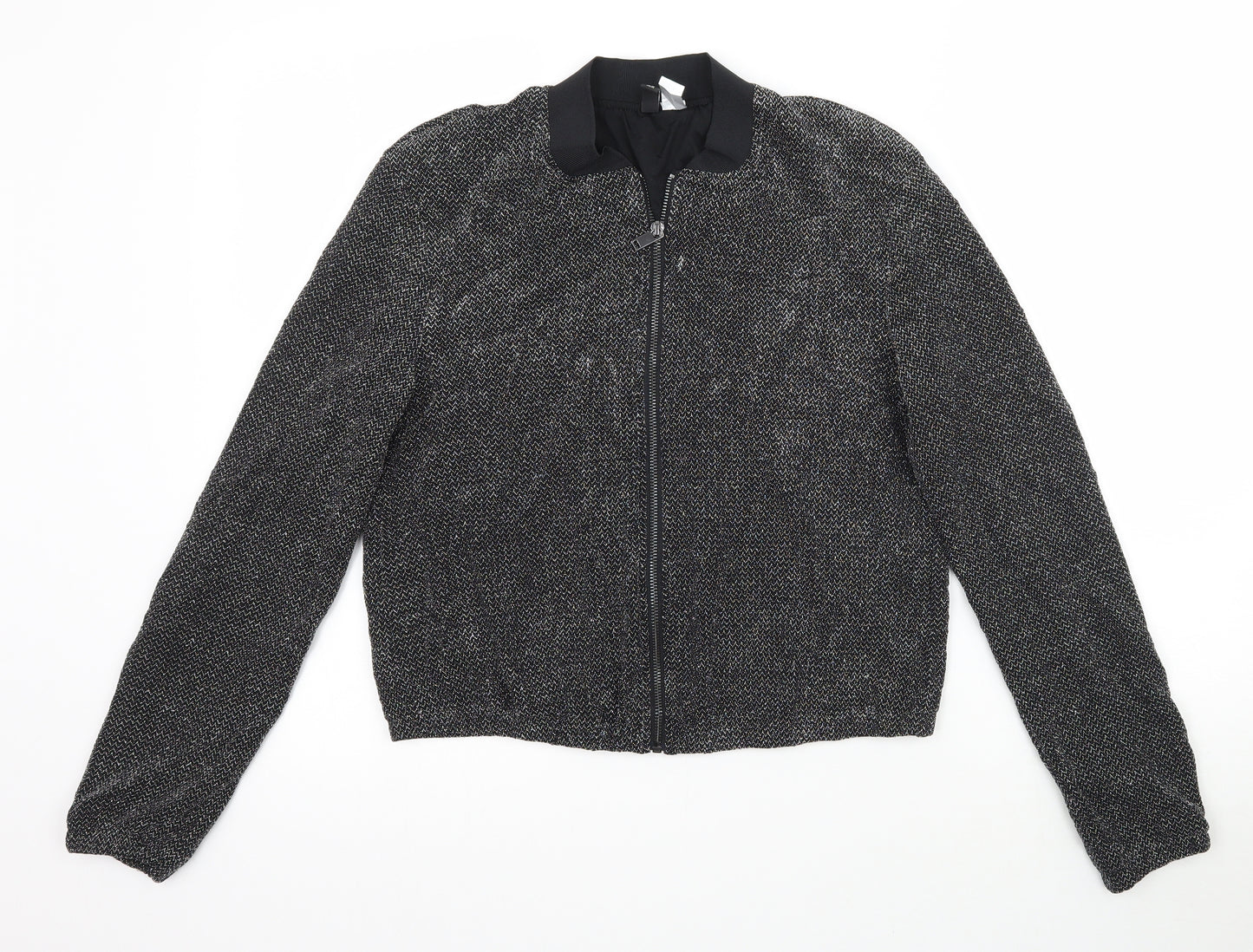 H&M Womens Black   Jacket  Size 6