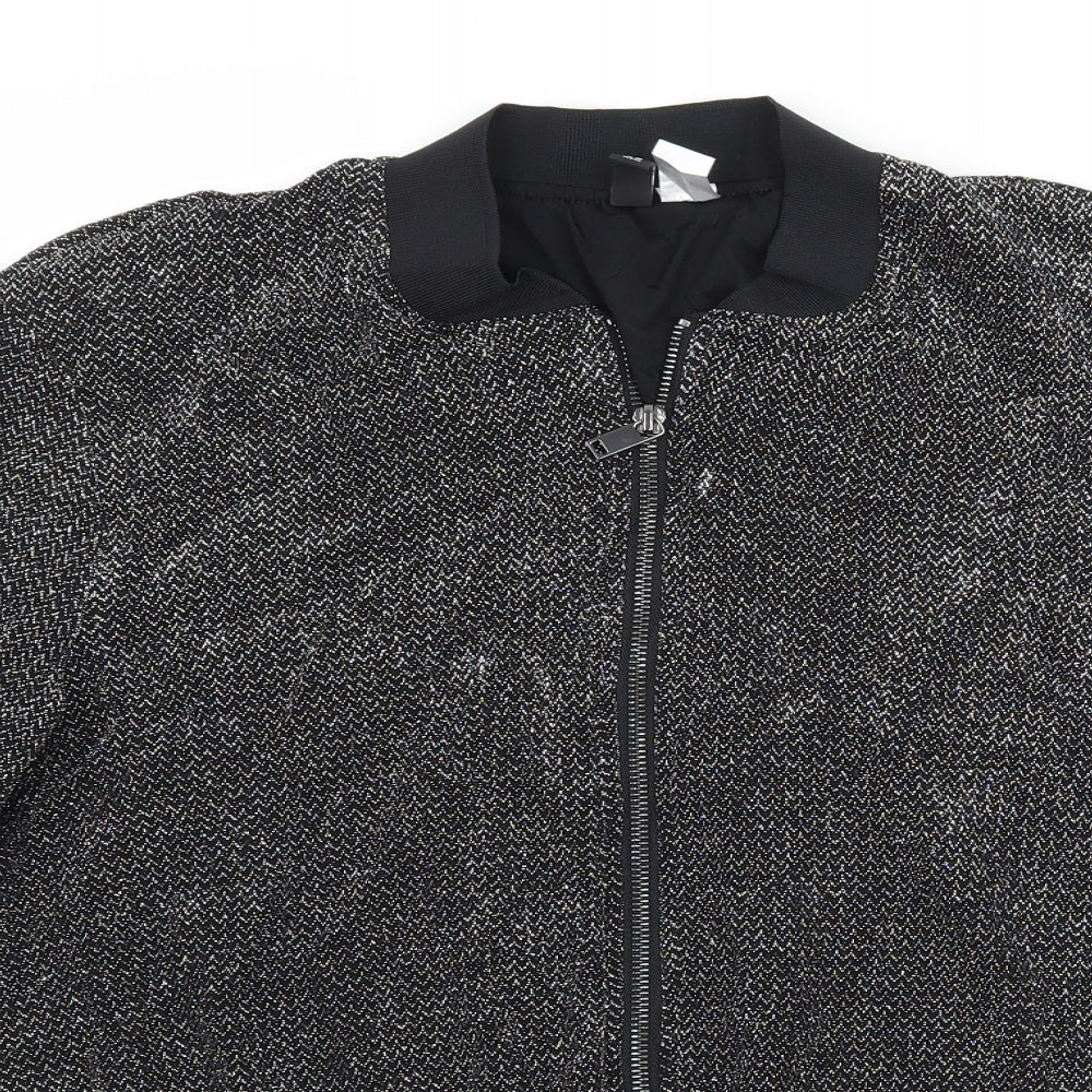 H&M Womens Black   Jacket  Size 6