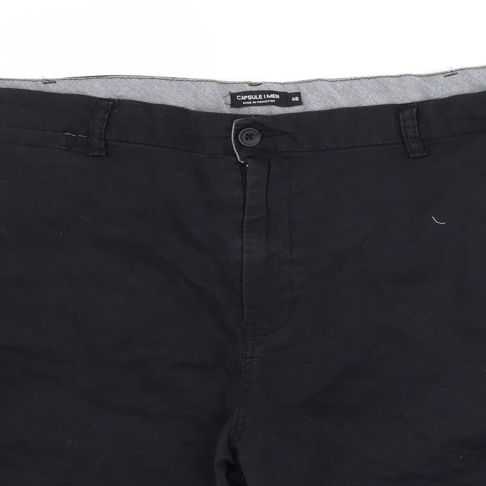 Capsule Mens Black   Bermuda Shorts Size 48