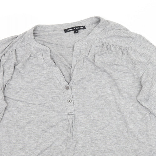 Cable & Gauge Womens Grey   Basic T-Shirt Size M